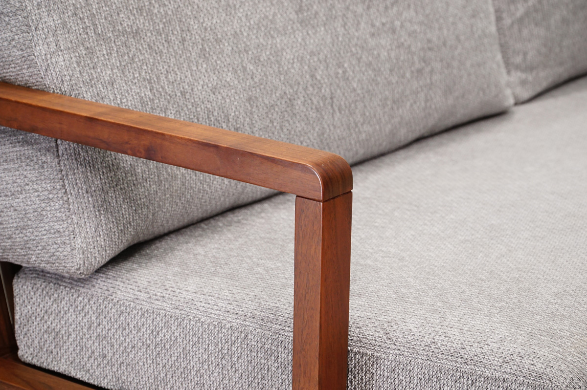 FLANNEL SOFA(フランネルソファ)-アドア東京- STRAND(ストランド) 3人掛けソファ 3P +LAM(ラム)スツール