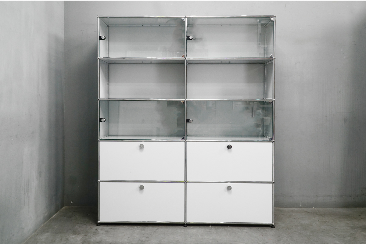 USM Haller system (ユーエスエム ハラー) 2列 5段 キャビネット シェルフ