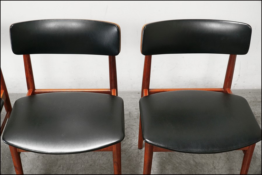 北欧 デンマーク製 ヴィンテージ家具 ダイニングチェア4脚