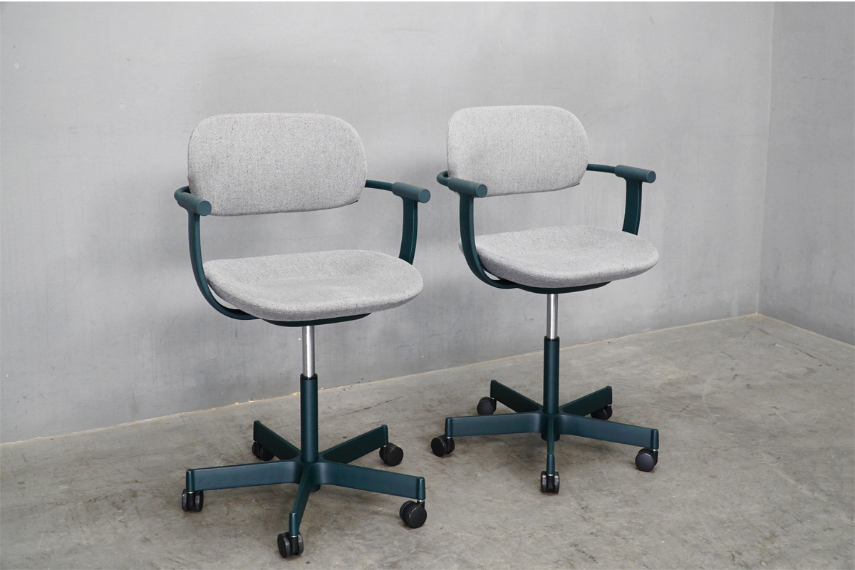 ITOKI(イトーキ) vertebra03(バーテブラ03) キャスター デスクチェア2脚セット