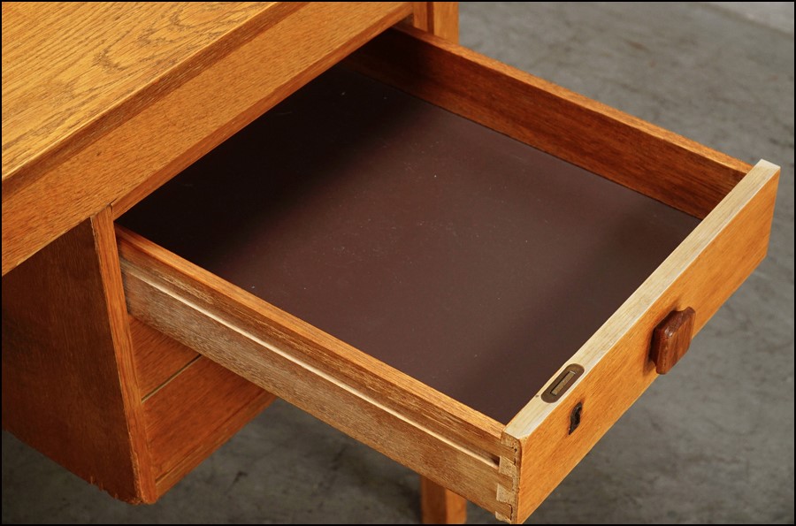 デンマーク製「Domino Mobler」1960’s  両袖デスク ヴィンテージ家具