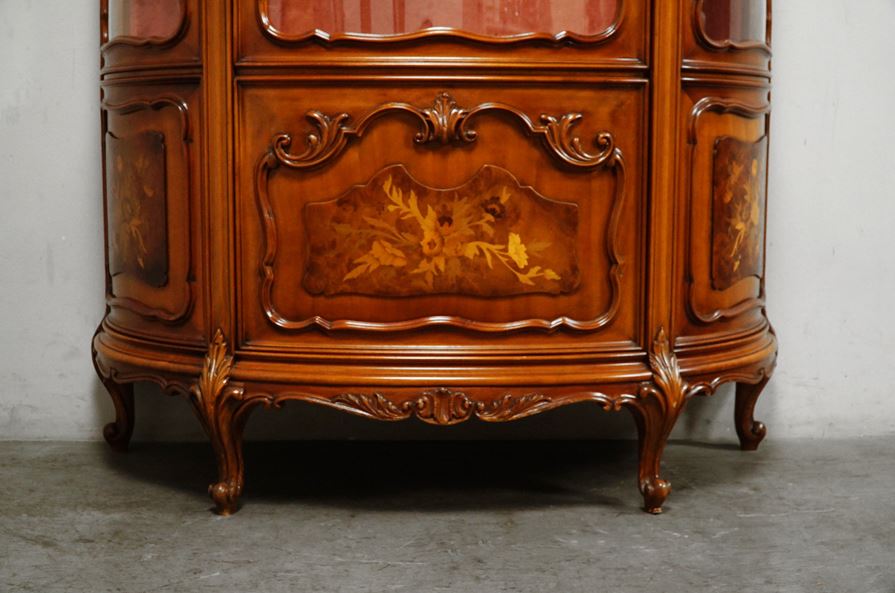 イタリア製 ロココ調 飾り棚 キャビネット