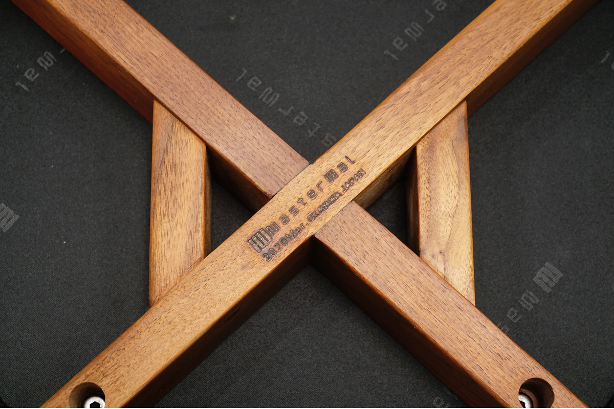 Master Wal (マスターウォール) YU UC2-B(ユー ユー・シー2 ビー) ダイニングチェア ウォールナット 焼き印