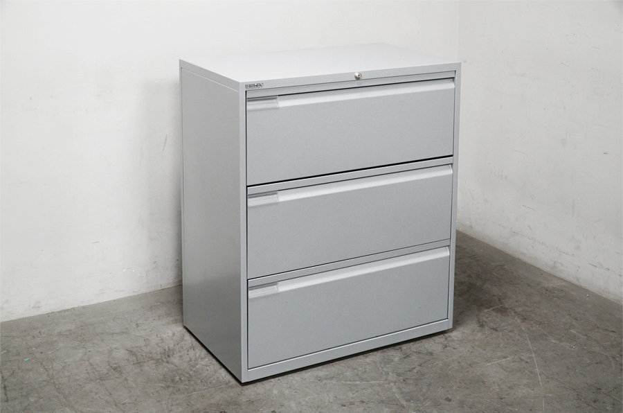 BISLEY(ビスレー) LATERAL(ラテラル) ファイリングキャビネット 3段 スチール イギリス製　アドア東京