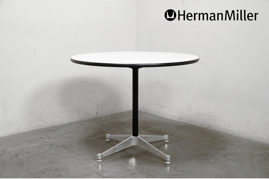 Herman Miller(ハーマンミラー)  Eames Contract Base Table(イームズコントラクトベーステーブル)ラウンド　アドア東京