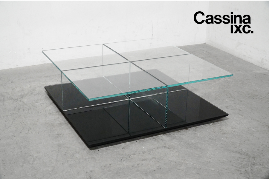 全体 Cassina IXC.(カッシーナ・イクスシー) 269 MEX(メックス) ローテーブル スクエア アドア東京