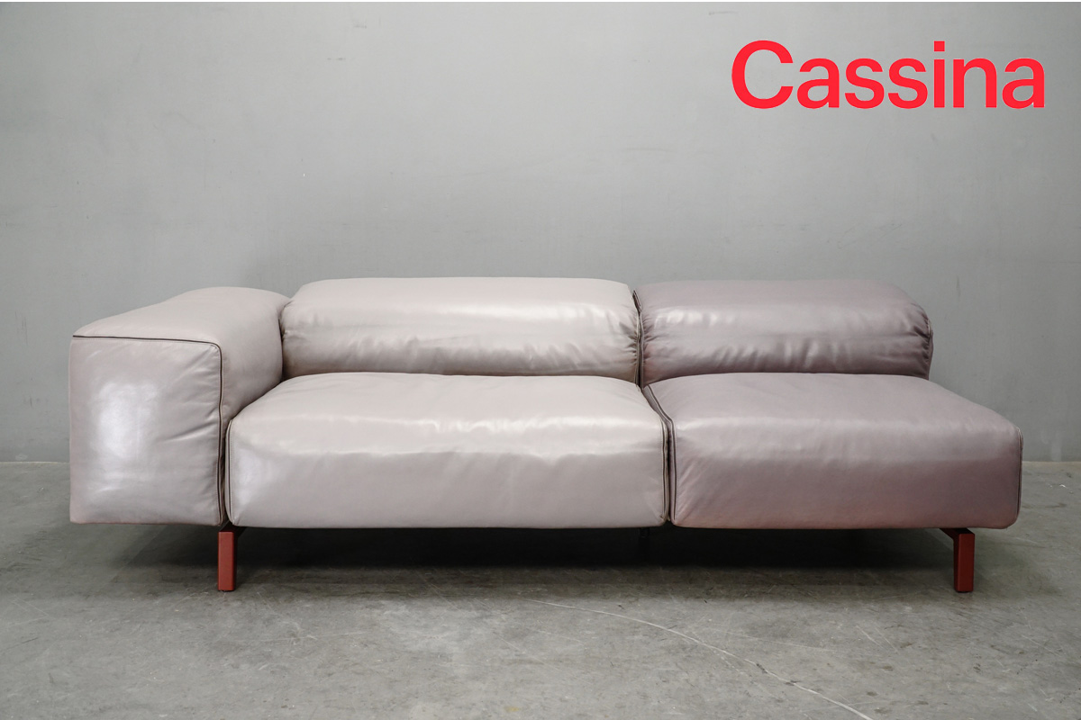 Cassina(カッシーナ) 204 SCIGHERA(シゲーラ) 2シーターソファ(2人掛け) レザー