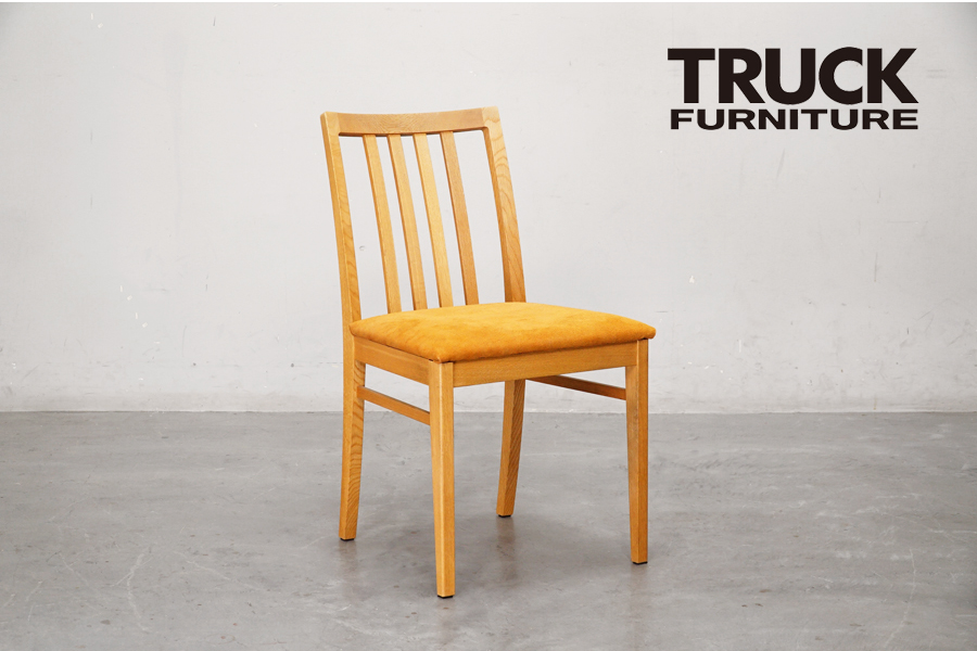 TRUCK furniture(トラックファニチャー)  QUATTRO CHAIR(クアトロチェア) 椅子 ナラ無垢材 本革　アドア東京