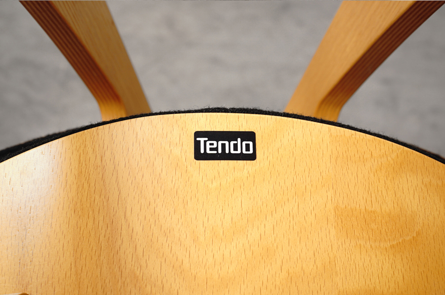 ロゴ　天童木工(Tendo) 低座イス S-5016NA-ST ブラック 長大作　アドア東京