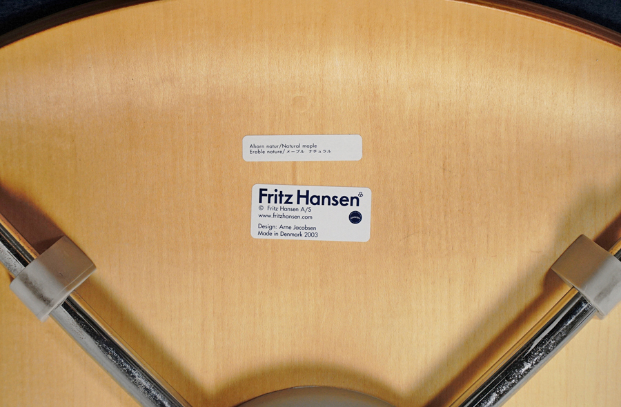 ステッカー FritzHansen(フリッツハンセン ) セブンチェア メープル アルネ・ヤコブセン アドア東京