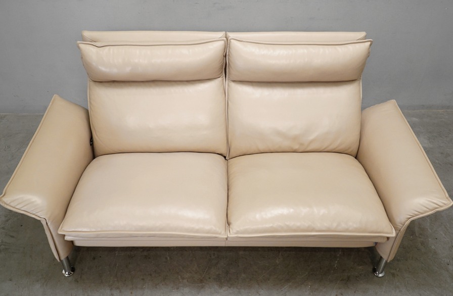 Erpo(エルポ) PORTO (ポルト) セミアニリン 総革張り 2人掛けリクライニングソファ アドア東京