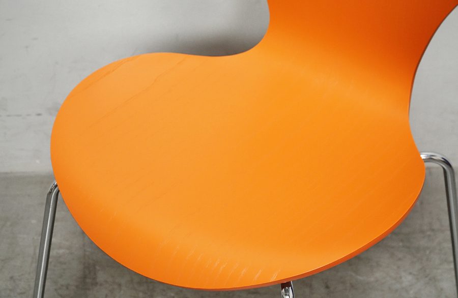 FritzHansen(フリッツハンセン ) セブンチェア SERIES 7 シュバリエオレンジ カラードアッシュ ヤコブセン 北欧デンマーク　アドア東京