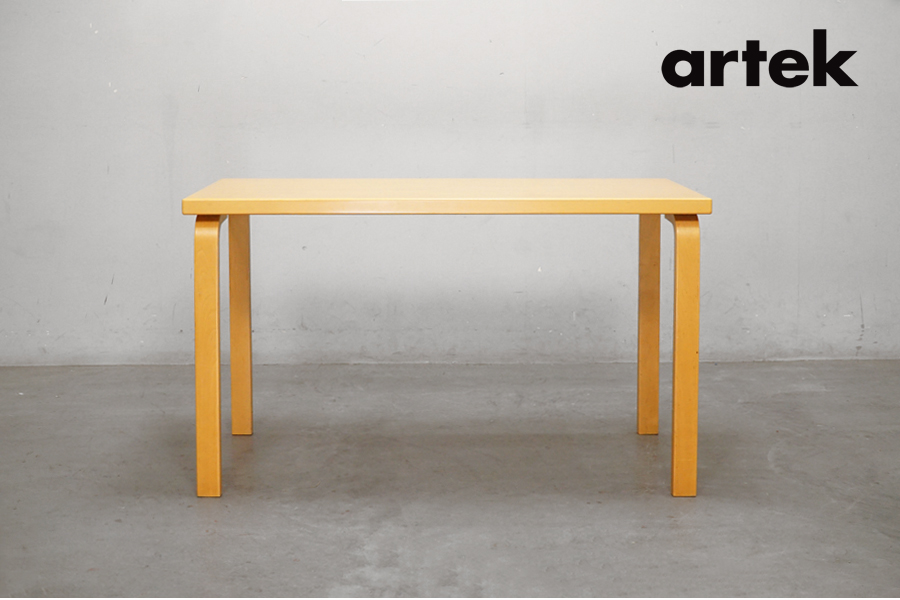 artek(アルテック)  80A TABLE (80A ダイニングテーブル) ナチュラルラッカー Alvar Aalto（アルヴァ・アアルト) バーチ 北欧 フィンランド アドア東京
