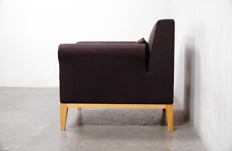 TIME&STYLE(タイムアンドスタイル) MARGARET(マーガレット) 1シーターソファ(1P・1人掛け) ブラウン アドア東京