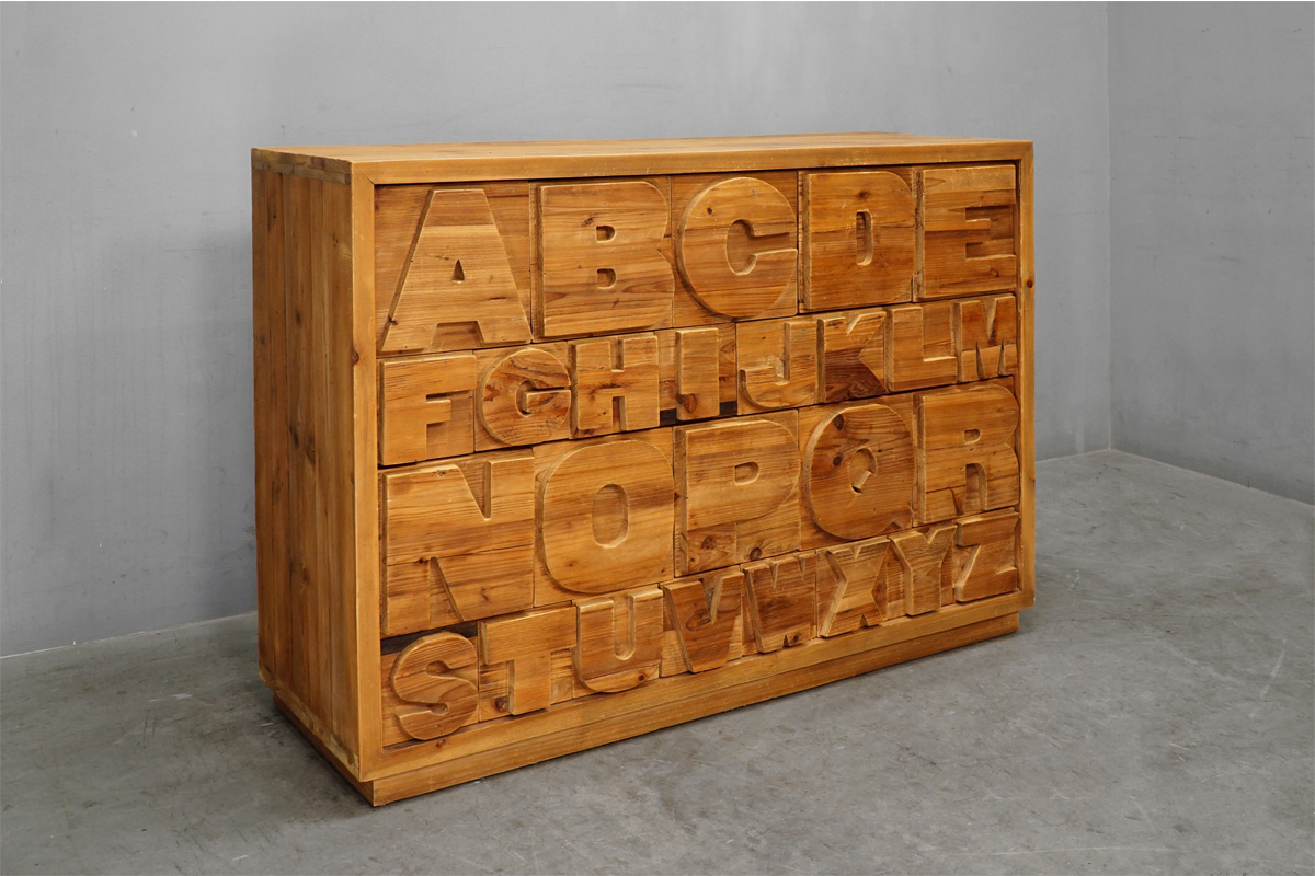 CRUSH GATE(クラッシュゲート) Knot antiques(ノットアンティークス) ABCチェスト