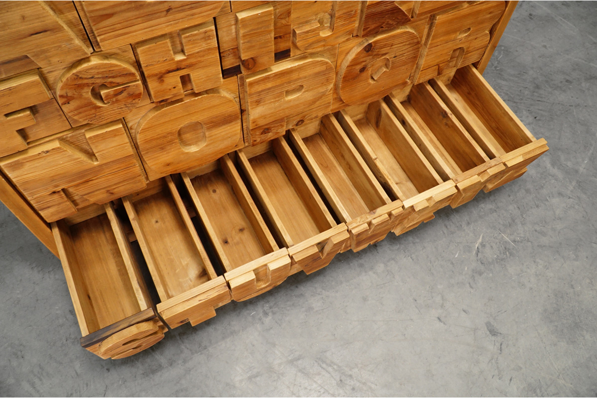 CRUSH GATE(クラッシュゲート) Knot antiques(ノットアンティークス) ABCチェスト　引き出し