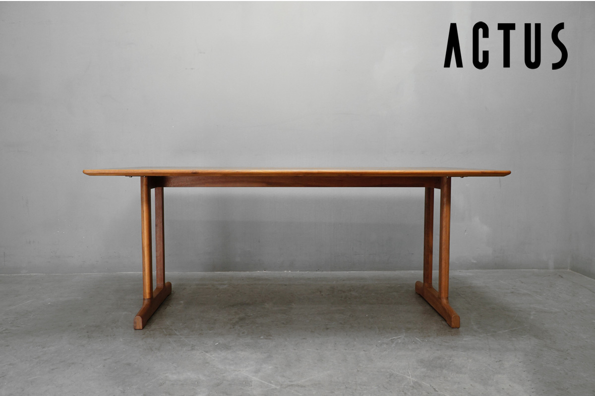 ACTUS(アクタス) SOUP DINING TABLE(スープ ダイニングテーブル) Tレッグ ウォールナット
