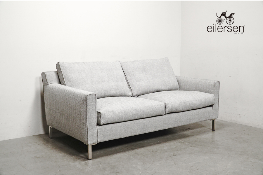 全体　eilersen(アイラーセン) Streem line(ストリームライン) 2人掛けソファ　アドア東京