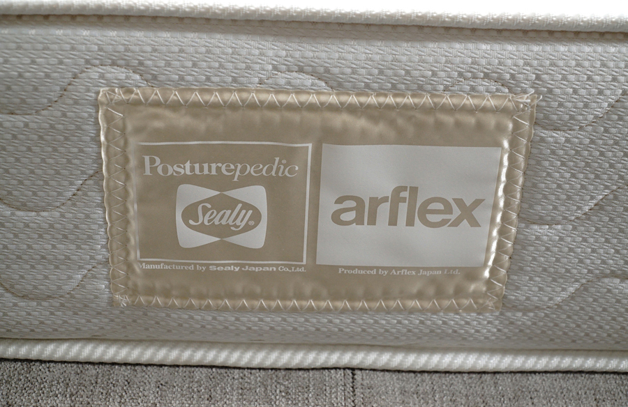 ラベル arflex(アルフレックス) BRERA(ブレラ) ダブルサイズベッド マットレス付 アドア東京