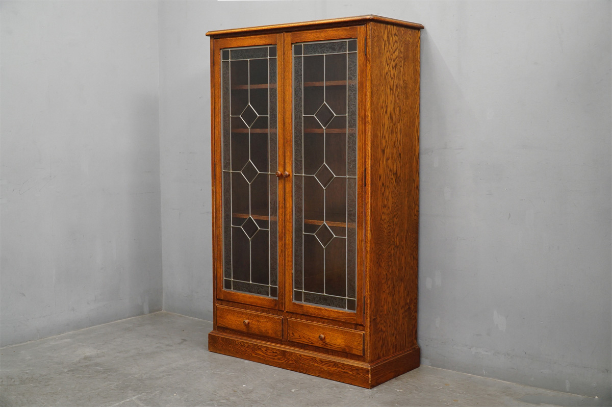 三越伊勢丹 COUNTRY HOUSE(カントリーハウス) Burrge(ブルージュ) ステンドグラスキャビネット カップボード