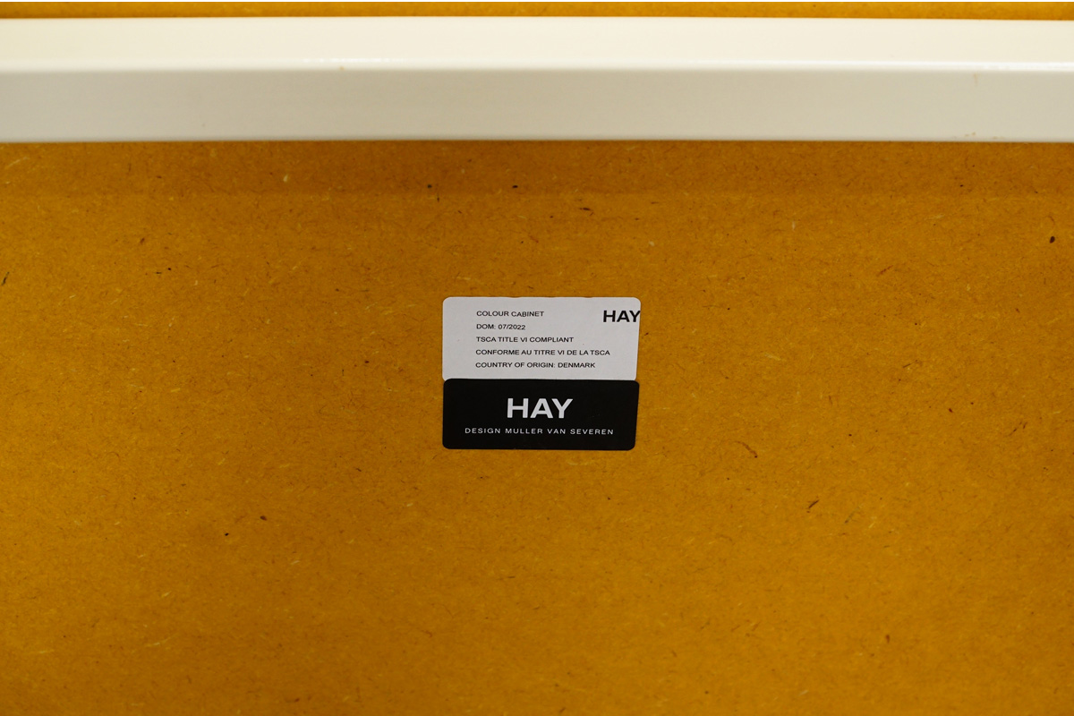 HAY(ヘイ) COLOUR CABINET FLOOR S(カラー キャビネット フロア S)　ステッカー