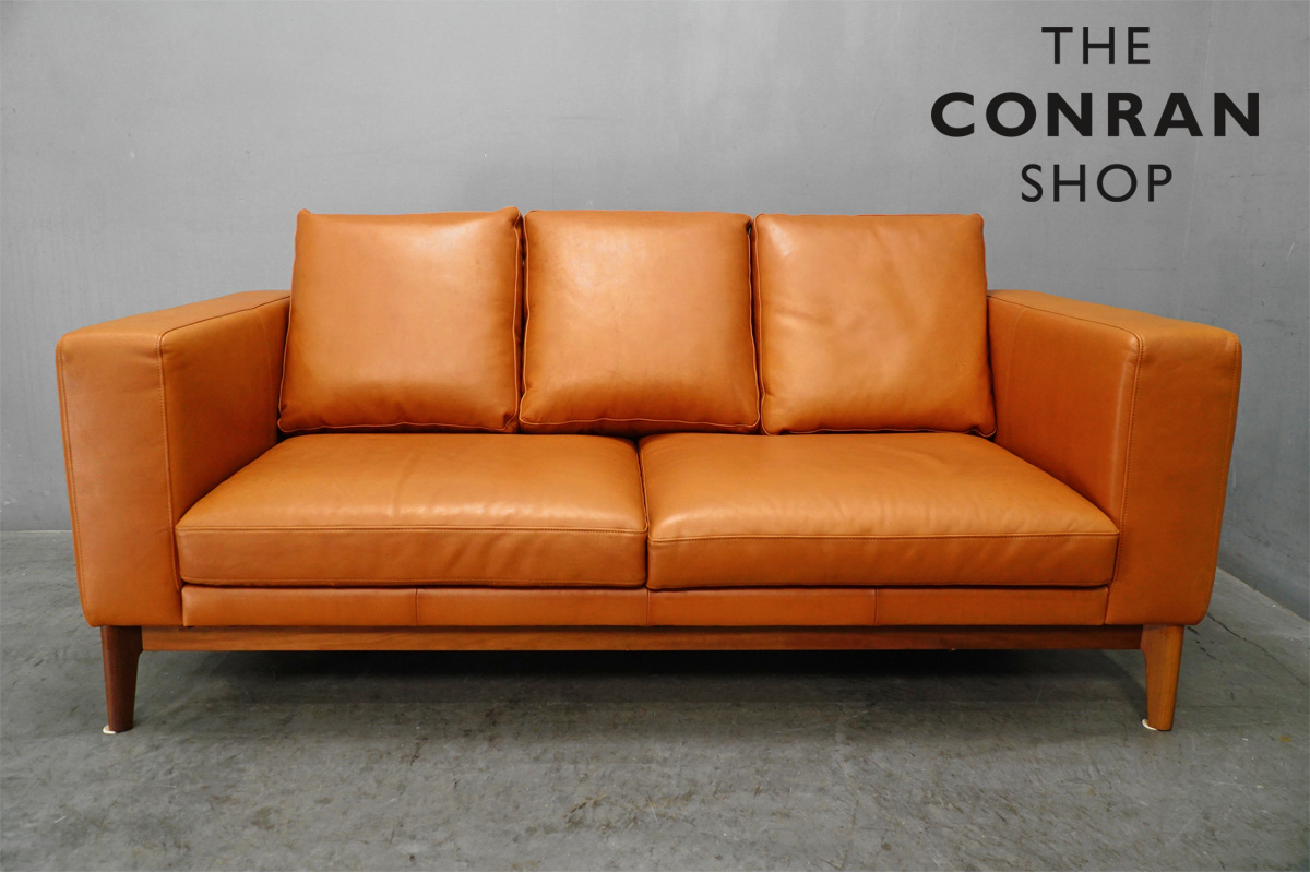 THE CONRAN SHOP(ザ・コンランショップ) CLAPHAM(クラパム) 3人掛けソファ レザー