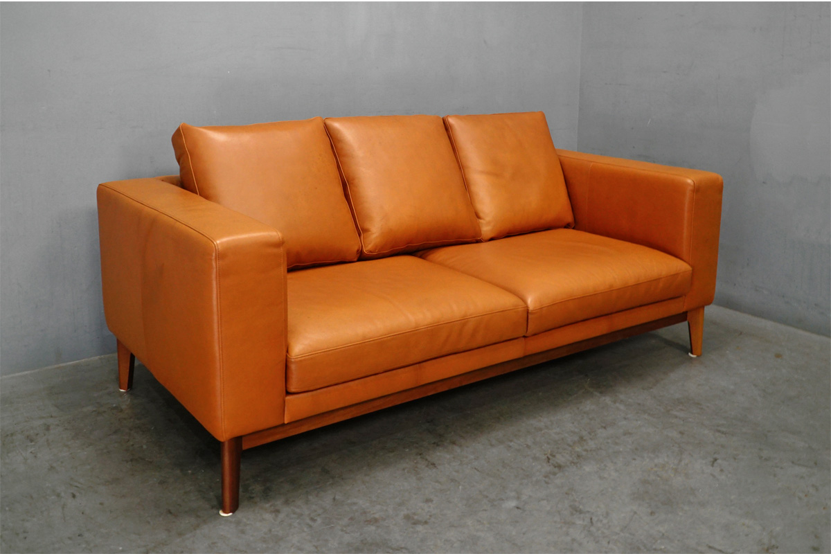 THE CONRAN SHOP(ザ・コンランショップ) CLAPHAM(クラパム) 3人掛けソファ レザー