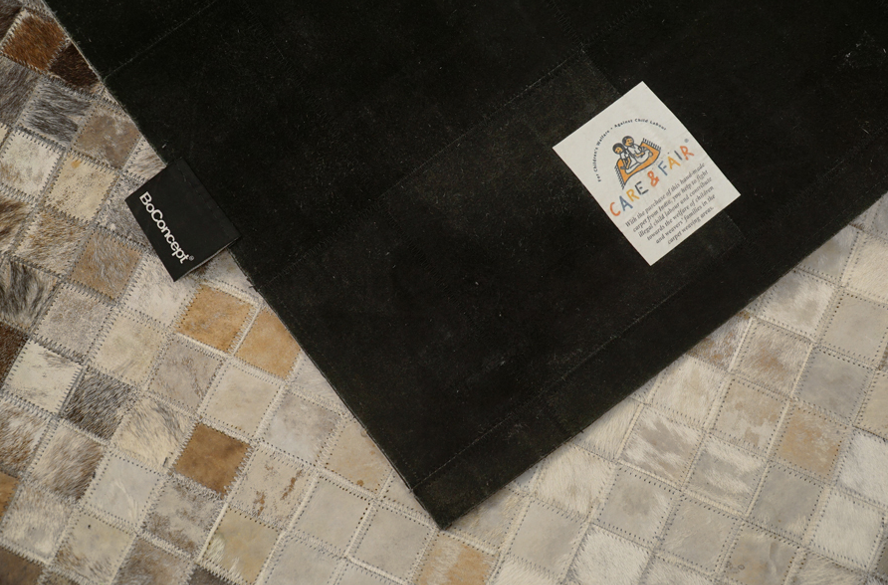 Boconcept (ボーコンセプト) -アドア東京- Random (ランダム) カウ ラグ カーペット パッチワーク 北欧デンマーク