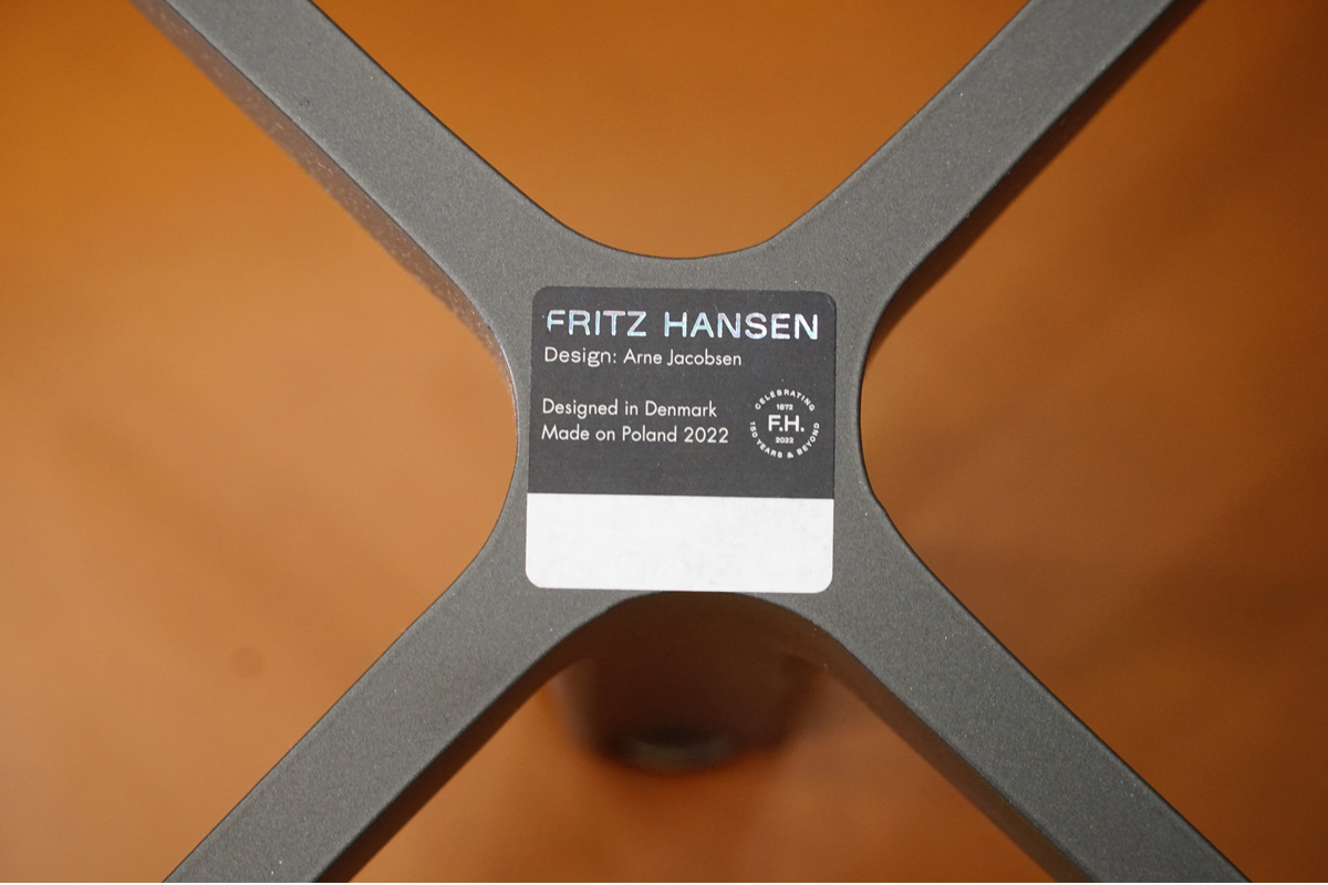 FritzHansen(フリッツハンセン ) エッグチェア フットスツール 3127 レザー ステッカー
