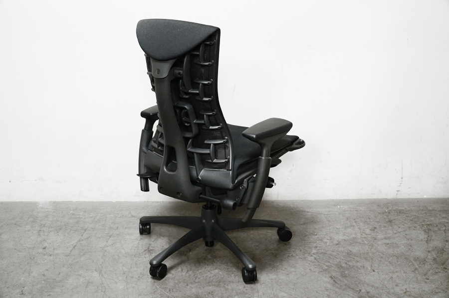HermanMiller（ハーマンミラー） エンボディチェア グラファイトベース シンクファブリック ブラック　アドア東京