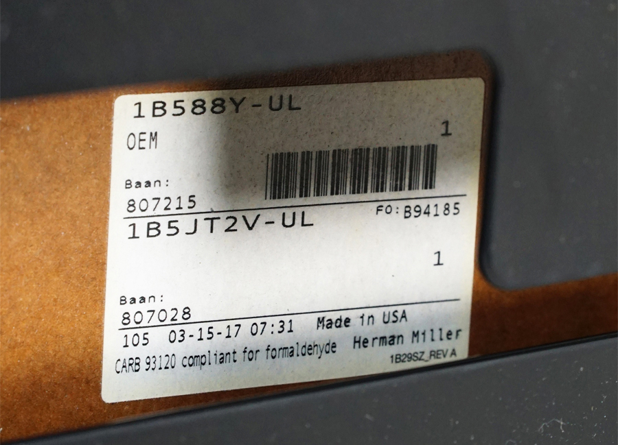 HermanMiller（ハーマンミラー） エンベロップデスク(Envelop Desk) ポリッシュ ナチュラル 机　アドア東京