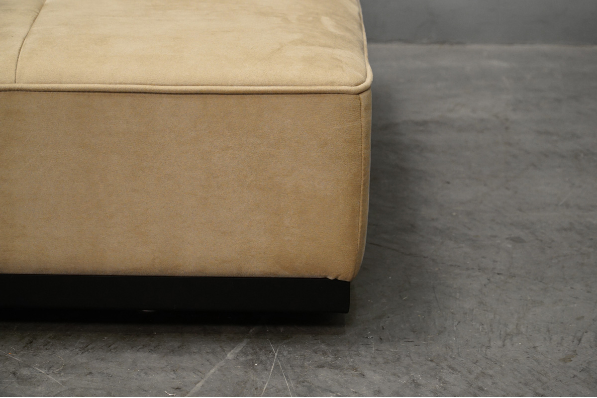 CRUSH GATE(クラッシュゲート) グローソファ サンド(スエード) 2.5人掛け 拡大