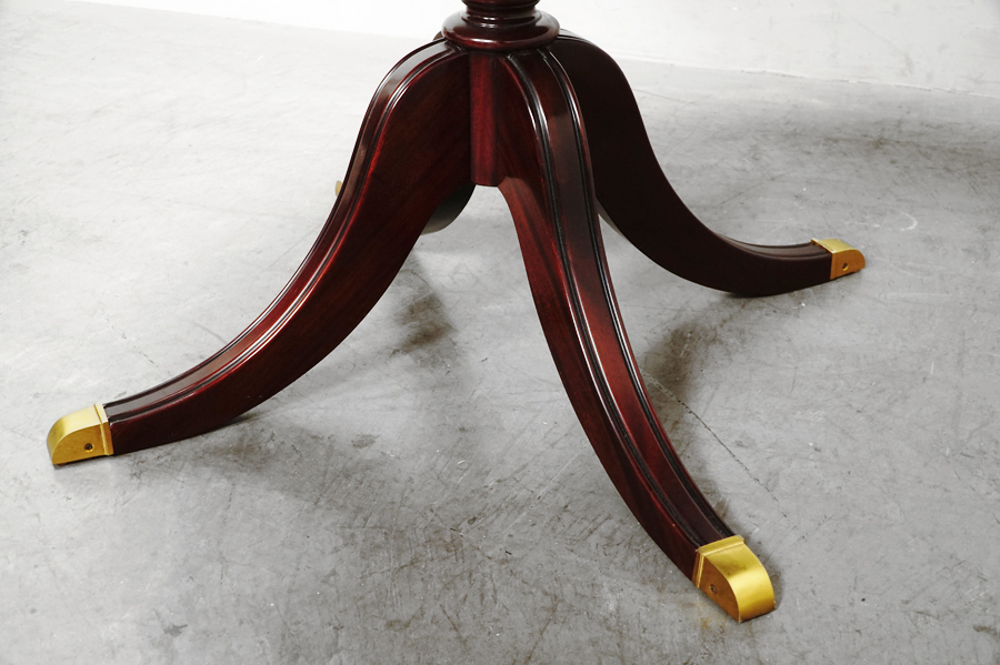 脚部　IDC大塚家具 英国 リージェンシー様式 マホガニー材 ペディスタル ダイニングテーブル　アドア東京