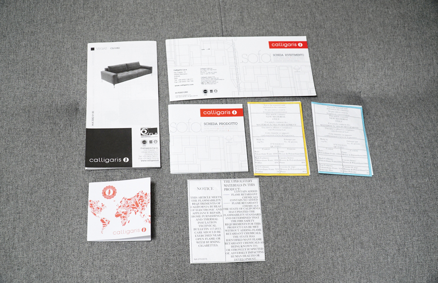 付属品　Calligaris(カリガリス) VEGAS(ベガス) モジュラーソファ カウチソファセット IDC大塚家具　アドア東京