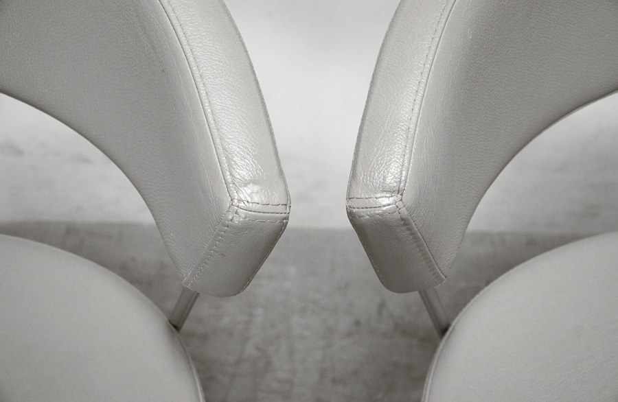 Calligaris(カリガリス) コヌビア NewYork (ニューヨーク) ダイニングチェアセット 本革 IDC大塚家具 アドア東京