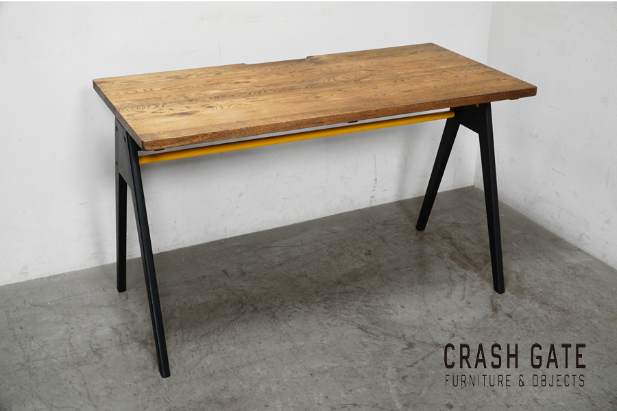 CRUSH GATE(クラッシュゲート) RIDE2(ライド2) デスク ナラ無垢材 オイルフィニッシュ 机　アドア東京