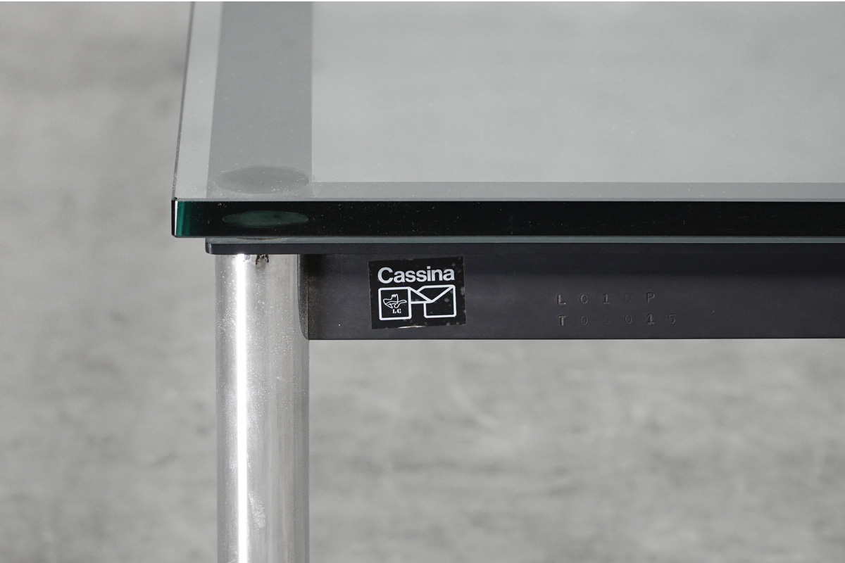 Cassina(カッシーナ) ル・コルビジュエ LC10-P TABLE EN TUBE ローテーブル (センターテーブル)　刻印