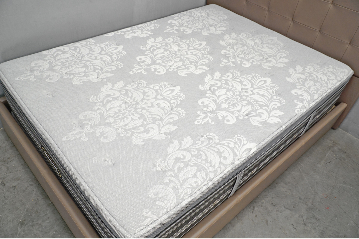 Simmons(シモンズ )ビューティレスト LUXE(リュクス) プラッシュピロートップ+モンセラートダブルサイズベッド