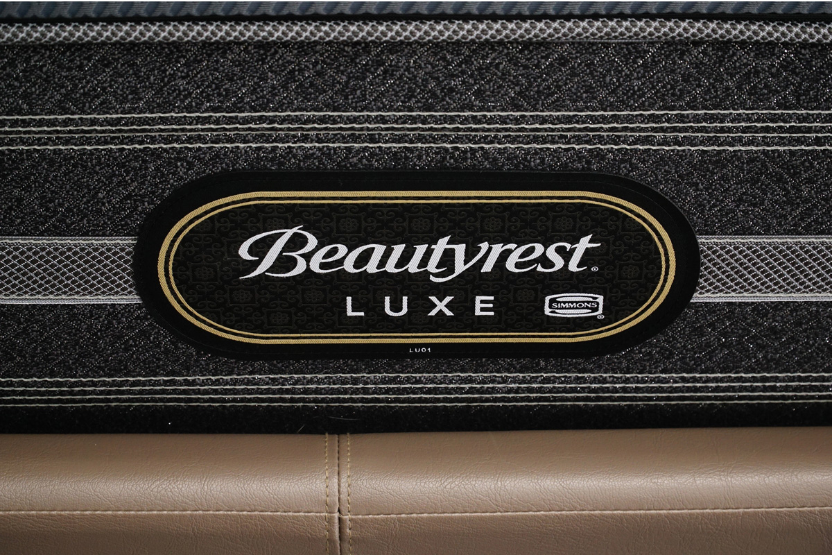 Simmons(シモンズ )ビューティレスト LUXE(リュクス) プラッシュピロートップ+モンセラートダブルサイズベッド　プレート