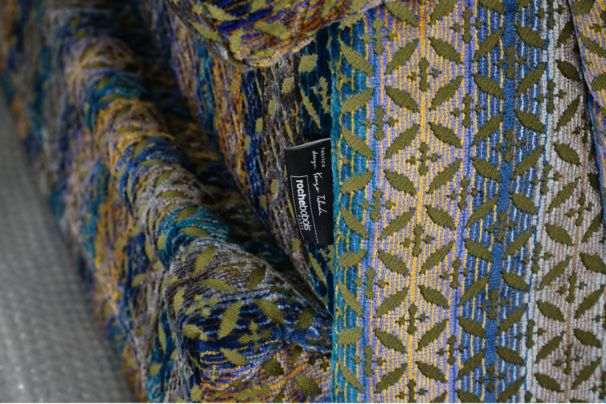 Roche Bobois(ロッシュ ボボア) Mah Jong(マ ジョン) KENZO TAKADA(ケンゾータカダ) ソファセット　ブランドタグ