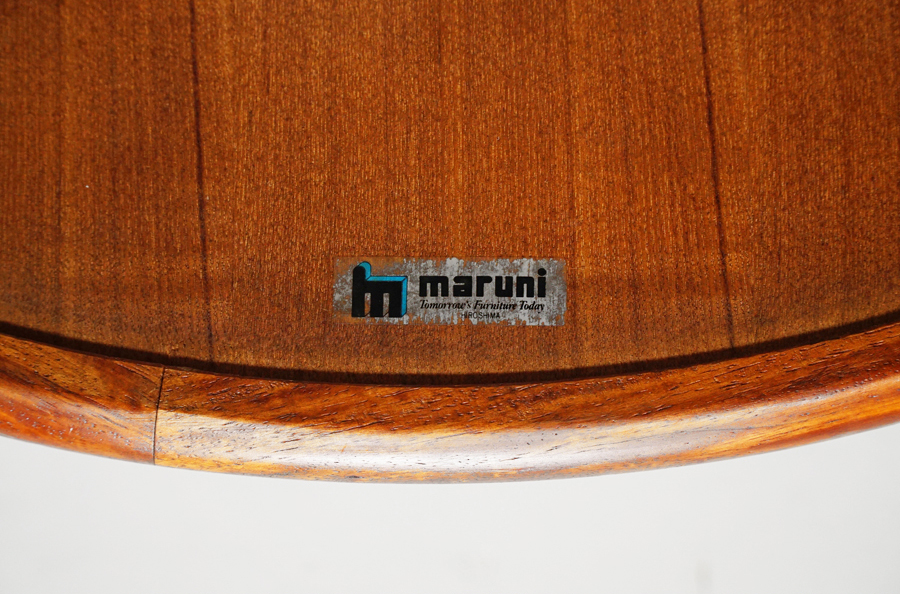 マルニ木工(maruni) オールドマルニ ブビンガ材 センターテーブル ラウンド 円形 リビングテーブル　アドア東京