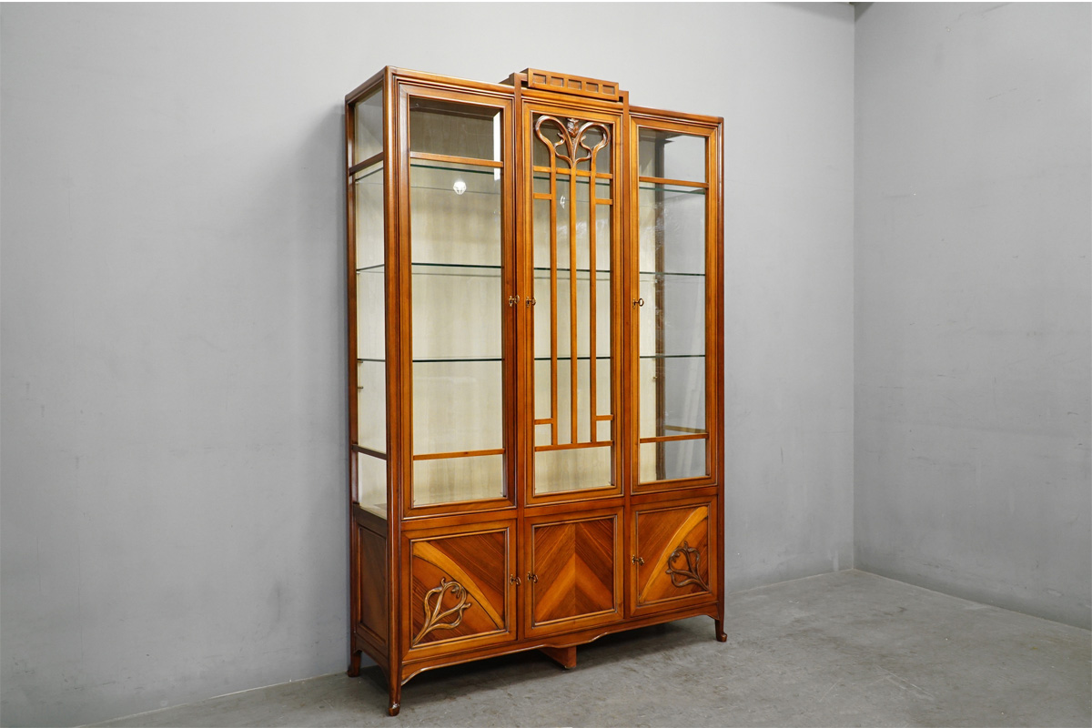 Medea(メデア) Liberty リバティコレクション アールヌーボー様式 ガラスキャビネット