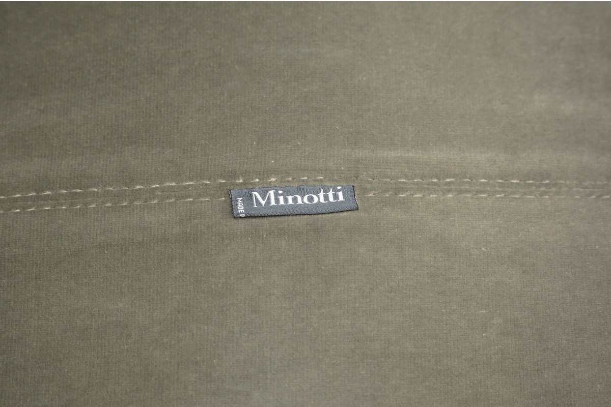 Minotti(ミノッティ) Lawrence(ローレンス) シーティングシステム 2シーターソファ ブランドタグ