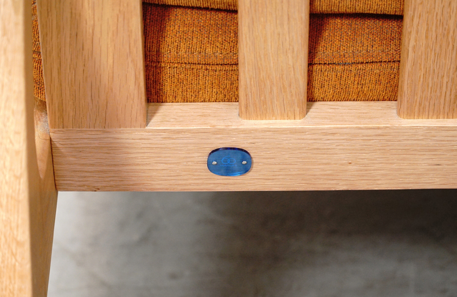 ロゴ　maruni60(マルニロクマル) オークフレーム1シーターソファ+オットマン　アドア東京