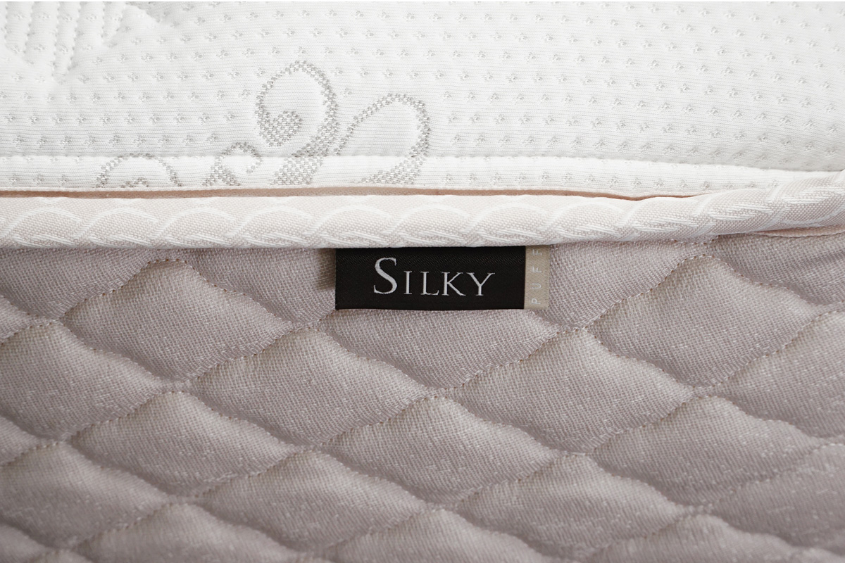 日本ベッド(NIHON BED) シルキーパフ マットレス付き シングルサイズベッド　タグ