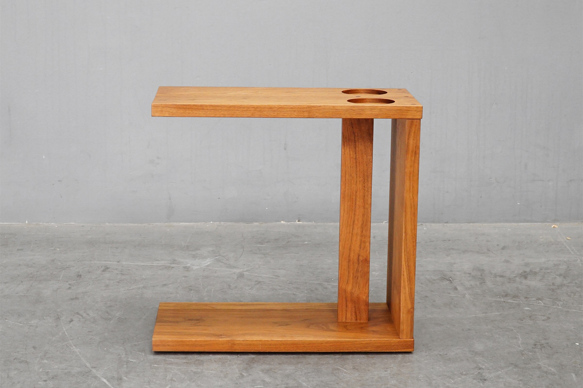 Master Wal (マスターウォール) PEG SIDE TABLE(ペグ サイドテーブル) ウォールナット　側面
