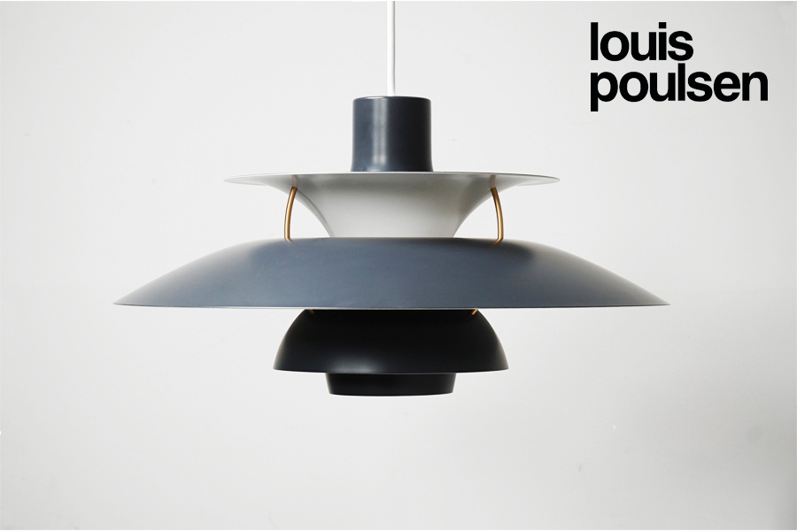 CONNECT別注 louis poulsen(ルイスポールセン) PH5 ペンダントライト ダークグレー/ライトグレー yamagiwa(ヤマギワ）　アドア東京