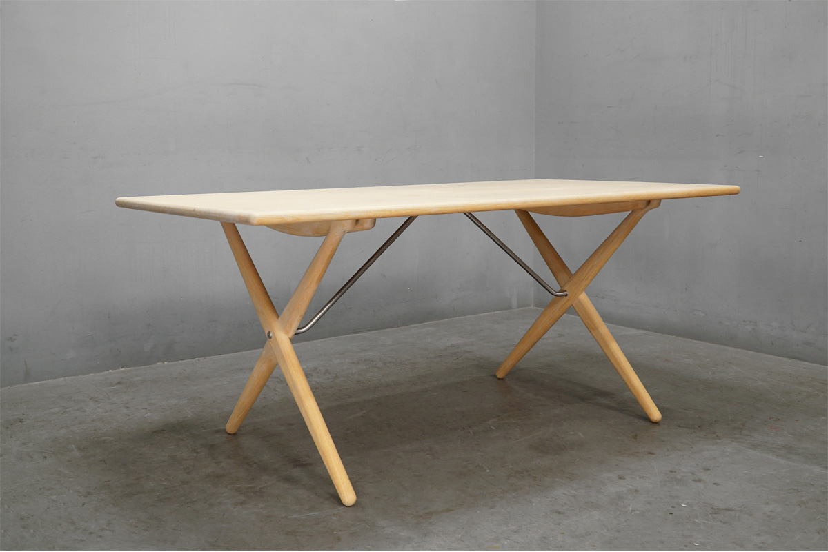 PP Mobler(PPモブラー) PP85/160 Cross Legged Table(クロスレッグドテーブル) アッシュ ウェグナー
