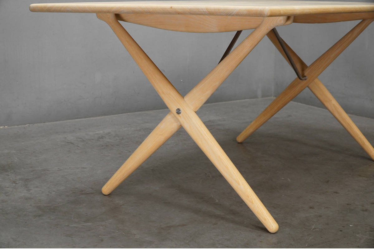 PP Mobler(PPモブラー) PP85/160 Cross Legged Table(クロスレッグドテーブル) アッシュ ウェグナー　脚部