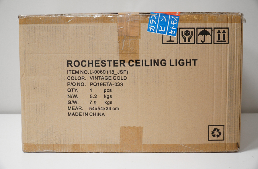 ACME Furniture(アクメ ファニチャー) ROCHESTER CELING LIGHT(ロチェスターシーリングライト)照明　箱　アドア東京
